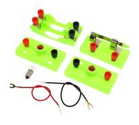WRITWAA 1 kit de laboratoires de Physique Scolaire, Kits d'expérimentation de Circuits de découverte d'électricité de Base pour Les élèves du secondaire, Apprentissage de