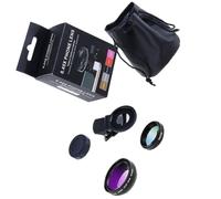 WRITWAA 1 Kit d'objectifs pour Appareil Photo de Smartphone avec Clip, Objectif Grand Angle Macro 2 en 1 pour Appareil Photo de téléphone Portable, Indispensable pour la Photographie sur