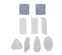 WRITWAA 1 lot de gommes à dessin - Gommes à crayon multi-formes pour artistes, étudiants, dessin, art, croquis, fournitures scolaires, examen, précision, gris et blanc