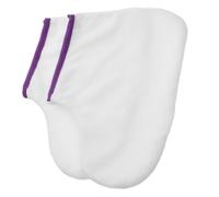 WRITWAA 1 Paire Sac de soins de cinéma de cire de pied exfoliation naturel la cire humidité couverture de cire masques pieds hydratants couvre-pieds jetables polyester Transparent