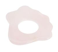 WRITWAA 1 Pièce anneau de planche à gratter corps soin du visage rouleau de peau pour le visage pierre raclette racloir outil de plaque de grattage de beauté grattoir de massage jade rose