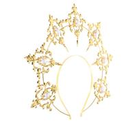 WRITWAA 1 Pièce Bandeau Halo de Notre-Dame Accessoires de cheveux pour les filles bandeaux pour la mode féminine hair charms hair toppers casse-tête cerceau de cheveux de style rétro