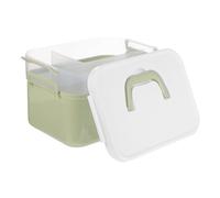 WRITWAA 1 Pièce Boîte à outils pour les ongles Clous pédicure support de stockage de vernis à ongles boîte à outils de nail art portable Green