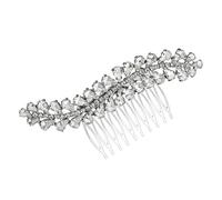 WRITWAA 1 Pièce Coiffure en verre de chute d'eau cheveux de mariage diadème pour le mariage de la mariée accessoire de cheveux couvre-chef élégant coiffe de mariée alliage