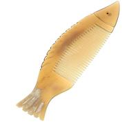 WRITWAA 1 Pièce Corne Forme de Poisson Antistatique Outil de Coiffage Pratique et Élégant pour Démêler Compacte pour Sac à Main