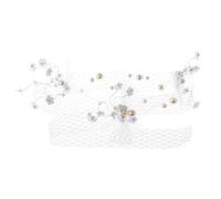 WRITWAA 1 Pièce De Coiffure De Mariée Accessoire De Cheveux De Mariée Accessoires De Cheveux De Mariage Dorés Coiffe De Fille Accessoires De Cheveux De Mariée Diadème Vigne De