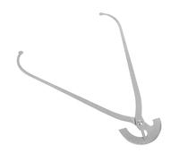 WRITWAA 1 Pièce Dispositif de mesure de diamètre intérieur et extérieur raccord de mesure pelvienne instrument règle de mesure pelvienne médicale jauge pelvienne Acier inoxydable