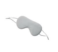 WRITWAA 1 Pièce masque pour les yeux réversible deep sleep mask patch yeux sleeping mask eye mask voyage confortable bandeau avec boucle d'oreille cache-oeil fibre de polyester Light Grey