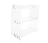 WRITWAA 1 Pièce Stand De Chewing-gum Vertical Support D'ongle Présentoirs Présentoir De Vente Au Détail Étagère Mobile Porte-clou Pour Affichage Étagères Organisateur De Stockage Plastique