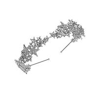 WRITWAA 1 Pièce Strass Diadème Accessoire Fille Déesse Mariée Cheveux Accessoires Mariée Cheveux Bandeau Mariage Étoile Formelle Tête Bandeau Fait Main Coiffure Chic Coiffure