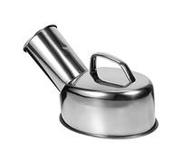 WRITWAA 1 Pièce Urinal Acier pour Hommes Potty Portable pour Patients Alités Personnes à Mobilité Réduite