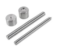 WRITWAA 1 Set Outil de Pose de Rivets Manuel pour Œillets 10mm en Acier Argenté, Perforatrice à Tissu, Installation Précise pour Réparation de Chaussures et Bottes