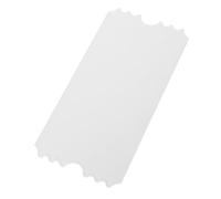 WRITWAA 1 Ticket Vierge en Acrylique pour Sublimation - Transfert Thermique - À Faire Soi-même Idéal pour Concerts, Tombolas, Mariages, Etc. Article Polyvalent à Peindre Et à Écrire Parfait pour
