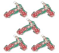 WRITWAA 10 Breloques en Alliage pour Bracelets Médailles Miraculeuses, Accessoires Décoratifs Résistants la Déformation pour Création de Bijoux DIY