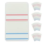 WRITWAA 10 Ensembles Onglets Adhésifs en Pet Surface Écrivable, Forte Adhérence, de Languettes Index Colorées pour Fichiers et Cahiers, pour Bibliothèques et Projets Collaboratifs
