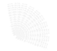 WRITWAA 10 Feuilles Plaques de Faux Ongles Ongles Orteil Ultra-fins pour Décoration Nail Art Pratique DIY Matériau Sûr