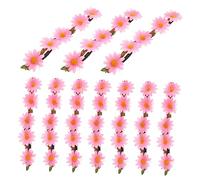 WRITWAA 10 Pièces Bandeau De Fleurs Artificielles Couronne De Cheveux De Marguerite Bandeaux Couronne De Tournesol Filles Être Bandeau Pour Les Femmes Moi Rose En Tissu