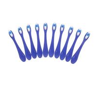 WRITWAA 10 Pièces brosse à dents de prison brosses à dents souples pour adultes brosse à dents dure brosse à dents moyenne brosse à dents de voyage brosse à dents adulte guérisseur pp Blue