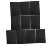 WRITWAA 10 Pièces Carnet de Notes en Papier Kraft Noir A5 sans Lignes