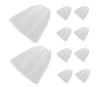 WRITWAA 10 Pièces D' Pour Nail Art Clou Poussière Pochette Pour Nail Art Accessoire De Nail Art Sacs D' à Ongles Blanche Tissu Non Tissé