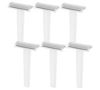 WRITWAA 10 Pièces Éliminer le couteau à raser épilateur visage pour femme mini mondaine de poils du corps Mesdames Razors Facial Hair Femmes de gourmandise rasoirs femmes Plastique blanche