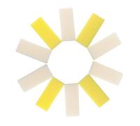 WRITWAA 10 Pièces Lot de Pierres Ponces Mousse PU pour Exfoliant Doux et Léger Nettoyant pour Callosités et Peau Morte Accessoire Pédicure Portable et Facile Entretien