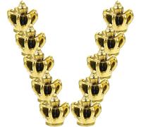 WRITWAA 10 pièces Mini Couronnes Charms DIY PVC pour Bijoux Bricolage Décoration Accessoires Breloques