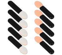 WRITWAA 10 Pièces Mini Pinceau à Maquillage pour Yeux, Pinceau Estompeur Polyvalent en Pmma, Usage Quotidien et Fêtes, Applicateur pour Femmes