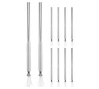 WRITWAA 10 pièces Nail Doodle Pen Set With Bendable Stainless Steel Pins Multifunctional Line Art Tools For Precise Stripe And Wire Drawing Manicure Handles For Women