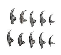 WRITWAA 10 Pièces Ongles Fantaisie Griffe pour Halloween Accessoires de Costume Petits Moyens Grands Ongles Longs et Résistants avec Embeddés