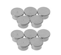 WRITWAA 10 Pièces Outil de Rotation pour Ongles en Métal Argenté, Pivotant pour Fixer Cristaux et Strass, Maniement Facile pour Créations Complexes et Projets Prolongés