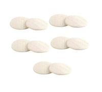 WRITWAA 10 Pièces Tampons Exfoliants Visage En Luffa Naturel Éponge Faciale Spa Nettoyage Profond Élimination Du Sébum Doux Pour Types De Peau