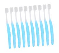 WRITWAA 10 Pièces Toothbrush For Sensitive Gums Extra Soft Bristles Travel Toothbrush Set Compact Plastic Handle For Gentle Oral Care And Gum Protection
