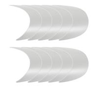 WRITWAA 10 Pièces Visière à Visière Casquettes pour Femmes Visière pour Insert De Casquette Antichoc Visières Casquettes De Baseball pour Femmes Blanche Base-Ball des Sports Homme PE