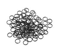 WRITWAA 100 Pièces Anneau de Jonction pour ccessoire DIY pour Porte-clés Bague Métal Résistante Compacte pour Artisanat
