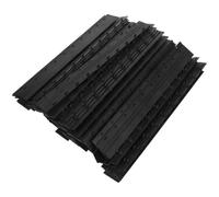 WRITWAA 100 Pièces Barres de Reliure en Plastique Noir pour Documents Professionnels, Pinces à Reliure Efficaces pour Organisation de Papier en Environnements Commerciaux et Bureaux
