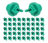 WRITWAA 100 Pièces Bouchon à Vis en Plastique 1/2 Pouce pour Tuyau Rond, Résistant Haute Pression et Haute Température, Accessoire Plomberie Cuisine et Salle de Bain
