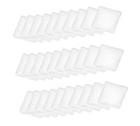 WRITWAA 100 pièces Cabochons Verre Transparent Carré Patchs Cristal DIY pour Bijoux Photo et Décoration Artisanale