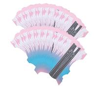 WRITWAA 100pièces Guide Extension Ongles Formes Ongles Pour Nail Art Fournitures De Manucure