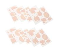 WRITWAA 10feuilles Autocollantes Temporaires Visage Halloween Tatouages Éphémères Réalistes Autocollants Masquer Cicatrices Pour Halloween