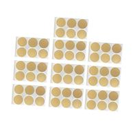 WRITWAA 10feuilles Autocollants à Gratter Ronds Étiquettes De Scellage Pour Cadeaux Fête Jeux Papeterie Autocollant Diy Décoration Cadeau