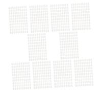 WRITWAA 10feuilles Stickers Autocollants Pour Adhésif Transparent Pour Faux Outils De Nail Art Support De Des