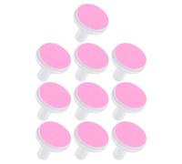 WRITWAA 10pcs Forets à Ongles Professionnels en Papier Abrasif Blanc, Compatibles Universellement pour Meuleuse Électrique, Précision de Ponçage pour Ongles des Mains et Pieds à Domicile