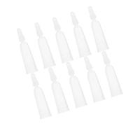 WRITWAA 10pièces Bouchons De Pour Flacons Transparentes Avec Bec Verseur Courbé Pour Application De Colle Et Distribution De