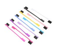 WRITWAA 10pièces Brosse à Sourcils Et Cils à Double Pointe Outil De Peigne Pour Sourcils Et Lignes De Cheveux Pratique Et Portable