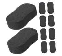 WRITWAA 10pièces Éponge à Cheveux Pour Salon Et Maison Brosse Éponge Pratique Pour Hommes Et Femmes Lot De Petites Brosses à Cheveux Portables