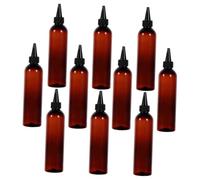 WRITWAA 10pièces Flacons De Shampoing Rechargeables Plastique Lot De Contenants Pour Salle De Bain Avec Support De Rangement Pour Shampoing