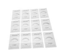 WRITWAA 12 Pièces False Lash Trial Card Multi-style Eyelash Model Board For Professional Lash Supply And Extension Salon Use