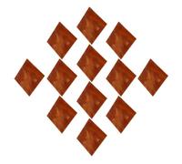 WRITWAA 12 Pièces Feuilles de Mosaïque en Verre Style Église, Couleur Vive | Clarté Remarquable, Bords Lisses et Surface Unique, pour Kits DIY et Mosaïques Murales