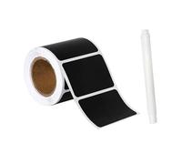 WRITWAA 120 feuilles Étiquettes Tableau Autocollantes Stickers Ardoise Autocollants Réutilisables Étanches pour Bocaux et Contenants Alimentaires Faciles à Décoller et Organiser